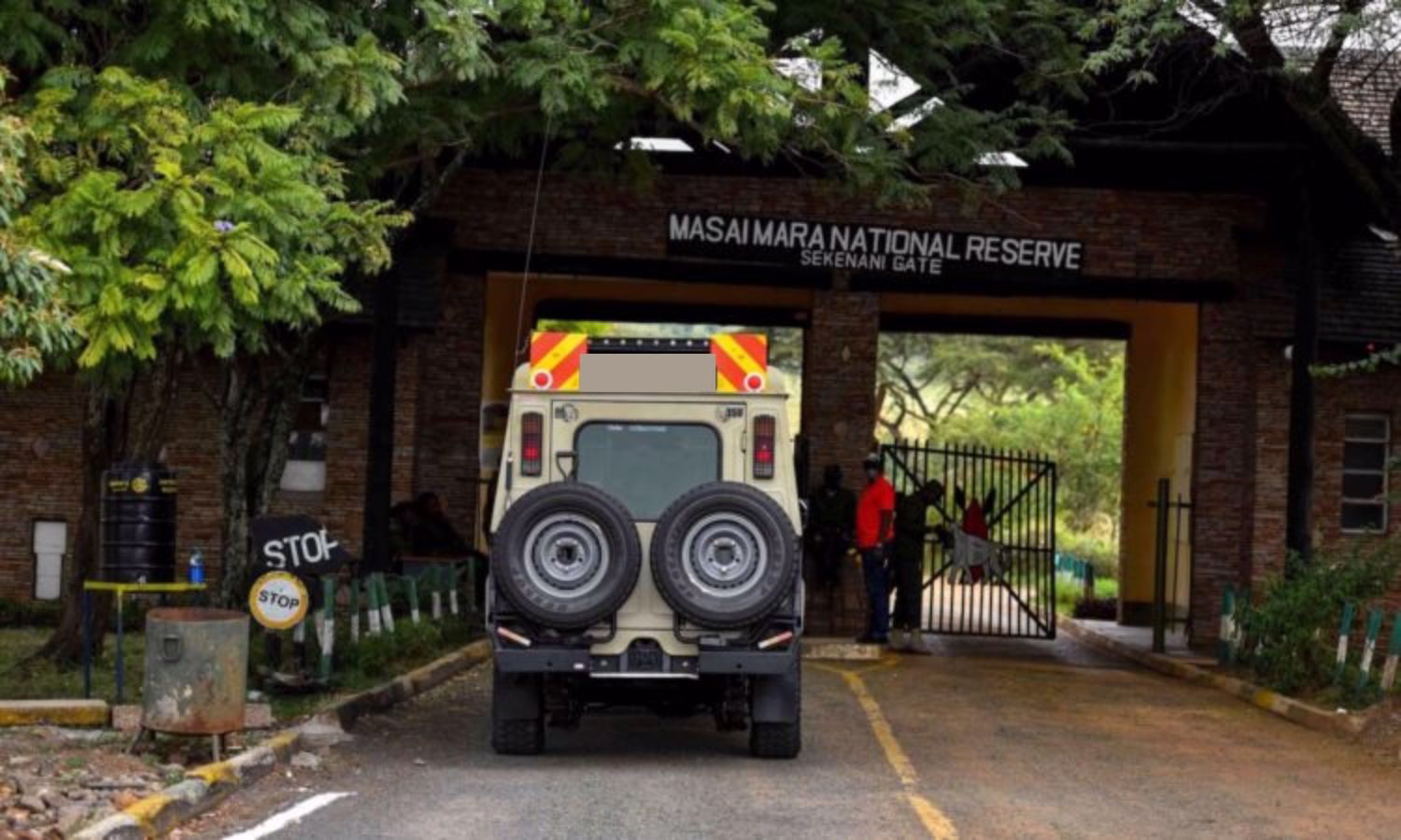 Masai Mara Park Gates