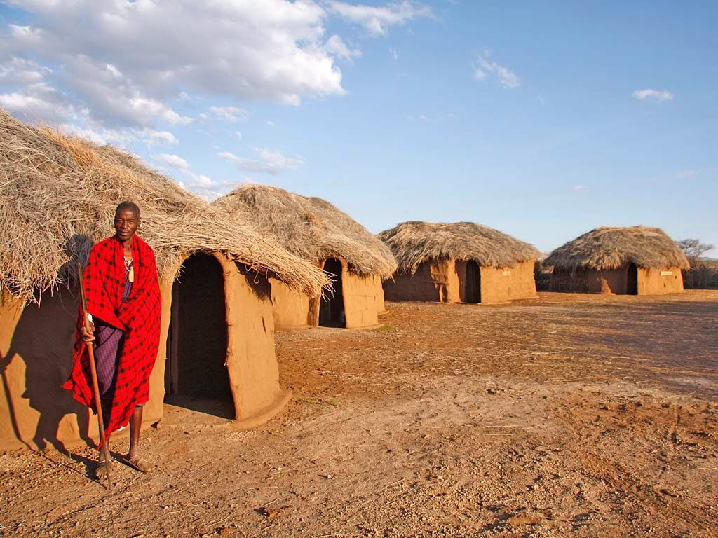 visiting the Maasai