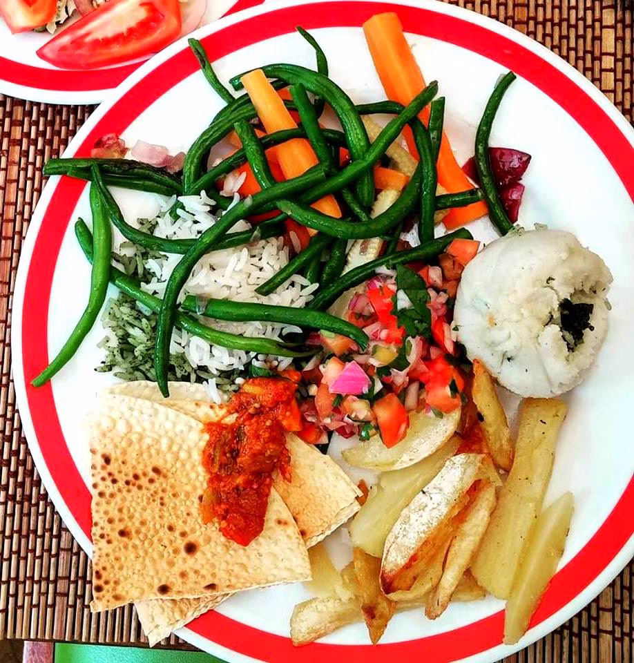 Vegetarian African safari